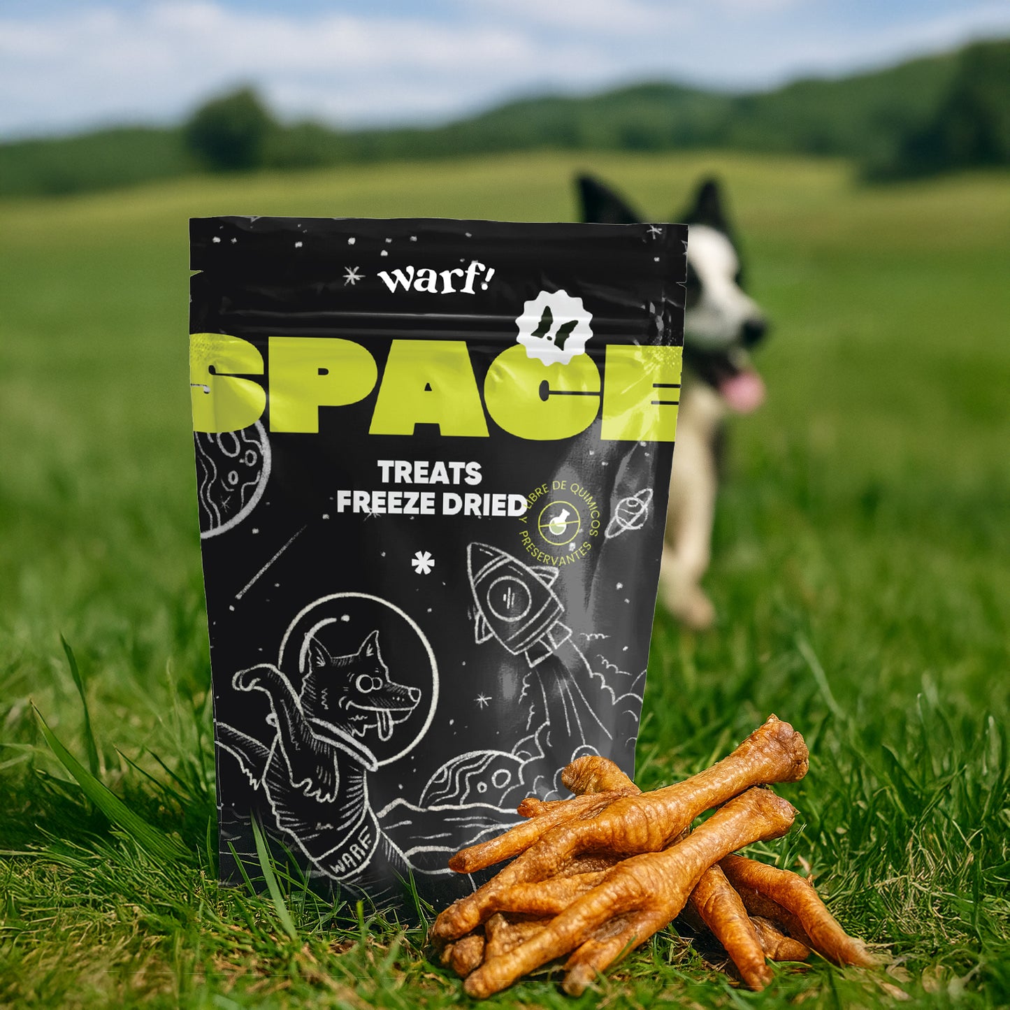 🐾 Treats Liofilizados – Patitas de Pollo Enteras